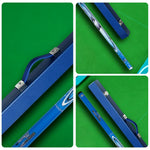 ARIX - Interior Padded & Latches Secure - Case Rigid 32-inch & Cue Composite 57-inch Case, Hard C44 with Cue 2-Piece Blue