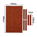 ARIX 7/8/9FT Billiard Table Cloth - High-Density Wool Blend for Smooth & Accurate Play, Anti-Pilling Durable Fabric - Burnt Orange