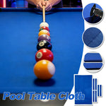 ARIX 7/8/9FT Billiard Table Cloth - High-Density Wool Blend for Smooth & Accurate Play, Anti-Pilling Durable Fabric - Bright Blue