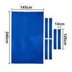 ARIX 7/8/9FT Billiard Table Cloth - High-Density Wool Blend for Smooth & Accurate Play, Anti-Pilling Durable Fabric - Bright Blue