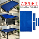 ARIX 7/8/9FT Billiard Table Cloth - High-Density Wool Blend for Smooth & Accurate Play, Anti-Pilling Durable Fabric - Bright Blue