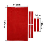 ARIX 7/8/9FT Billiard Table Cloth - High-Density Wool Blend for Smooth & Accurate Play, Anti-Pilling Durable Fabric - Bright Red