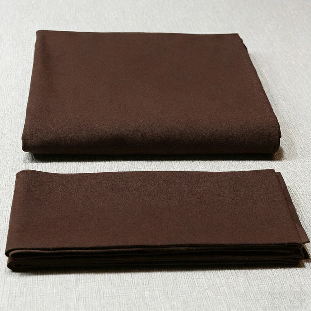 ARIX 7/8/9FT Billiard Table Cloth - High-Density Wool Blend for Smooth & Accurate Play, Anti-Pilling Durable Fabric - Chocolate Brown