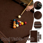 ARIX 7/8/9FT Billiard Table Cloth - High-Density Wool Blend for Smooth & Accurate Play, Anti-Pilling Durable Fabric - Chocolate Brown