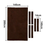 ARIX 7/8/9FT Billiard Table Cloth - High-Density Wool Blend for Smooth & Accurate Play, Anti-Pilling Durable Fabric - Chocolate Brown