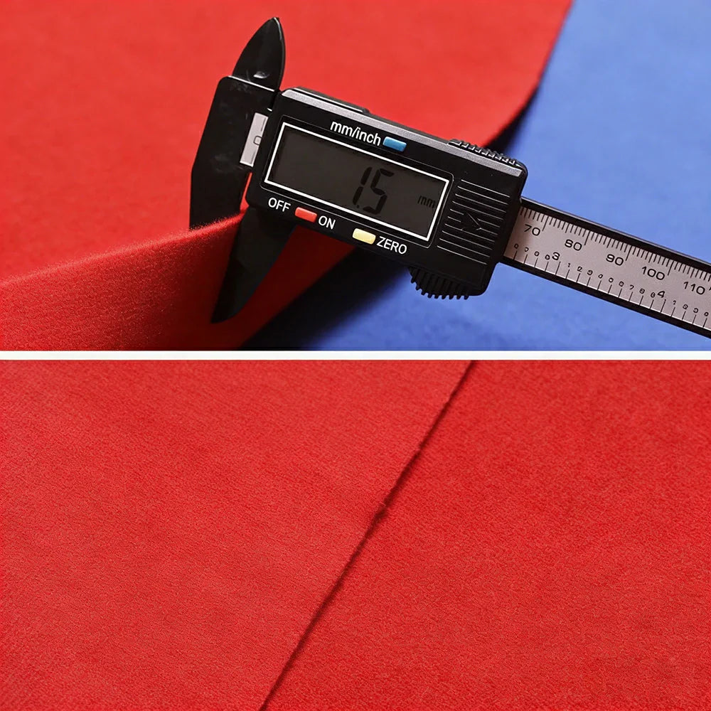 ARIX 7/8/9FT Billiard Table Cloth - High-Density Wool Blend for Smooth & Accurate Play, Anti-Pilling Durable Fabric - Crimson Red