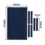 ARIX 7/8/9FT Billiard Table Cloth - High-Density Wool Blend for Smooth & Accurate Play, Anti-Pilling Durable Fabric - Deep Navy Blue