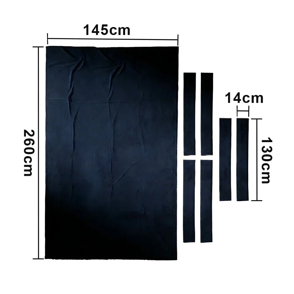 ARIX 7/8/9FT Billiard Table Cloth - High-Density Wool Blend for Smooth & Accurate Play, Anti-Pilling Durable Fabric - Deep Navy