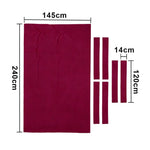 ARIX 7/8/9FT Billiard Table Cloth - High-Density Wool Blend for Smooth & Accurate Play, Anti-Pilling Durable Fabric - Deep Rose