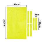 ARIX 7/8/9FT Billiard Table Cloth - High-Density Wool Blend for Smooth & Accurate Play, Anti-Pilling Durable Fabric - Electric Yellow