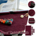 ARIX 7/8/9FT Billiard Table Cloth - High-Density Wool Blend for Smooth & Accurate Play, Anti-Pilling Durable Fabric - Eggplant Purple