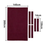 ARIX 7/8/9FT Billiard Table Cloth - High-Density Wool Blend for Smooth & Accurate Play, Anti-Pilling Durable Fabric - Eggplant Purple