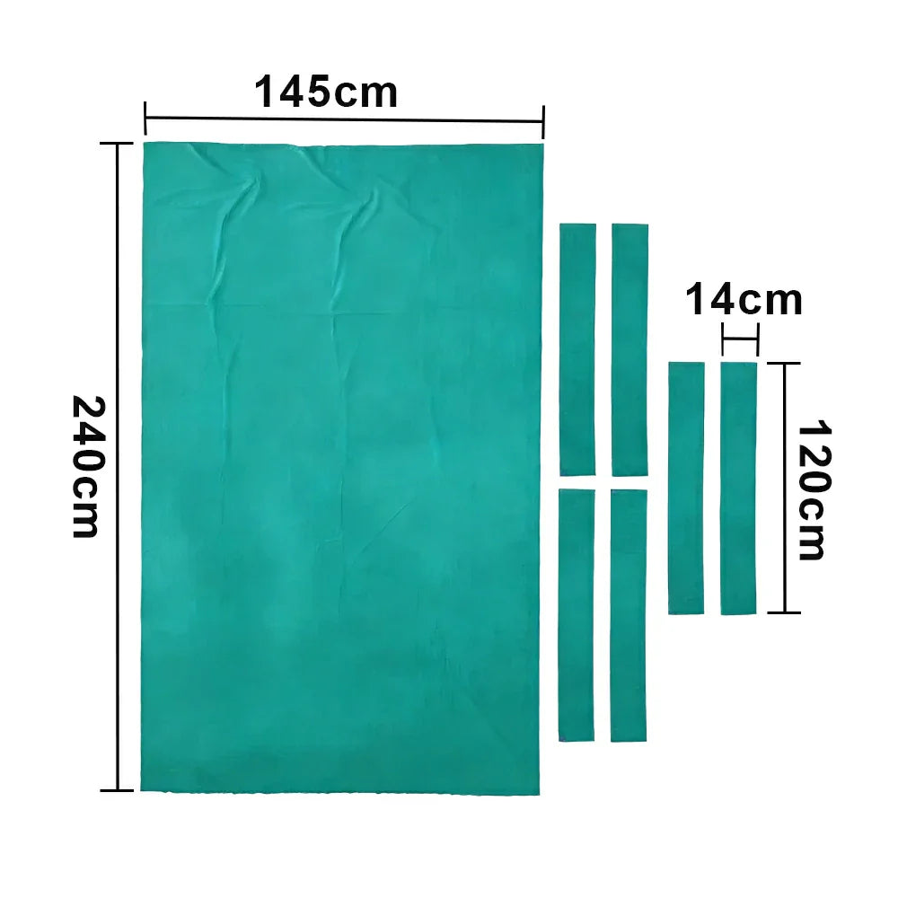 ARIX 7/8/9FT Billiard Table Cloth - High-Density Wool Blend for Smooth & Accurate Play, Anti-Pilling Durable Fabric - Fresh Mint