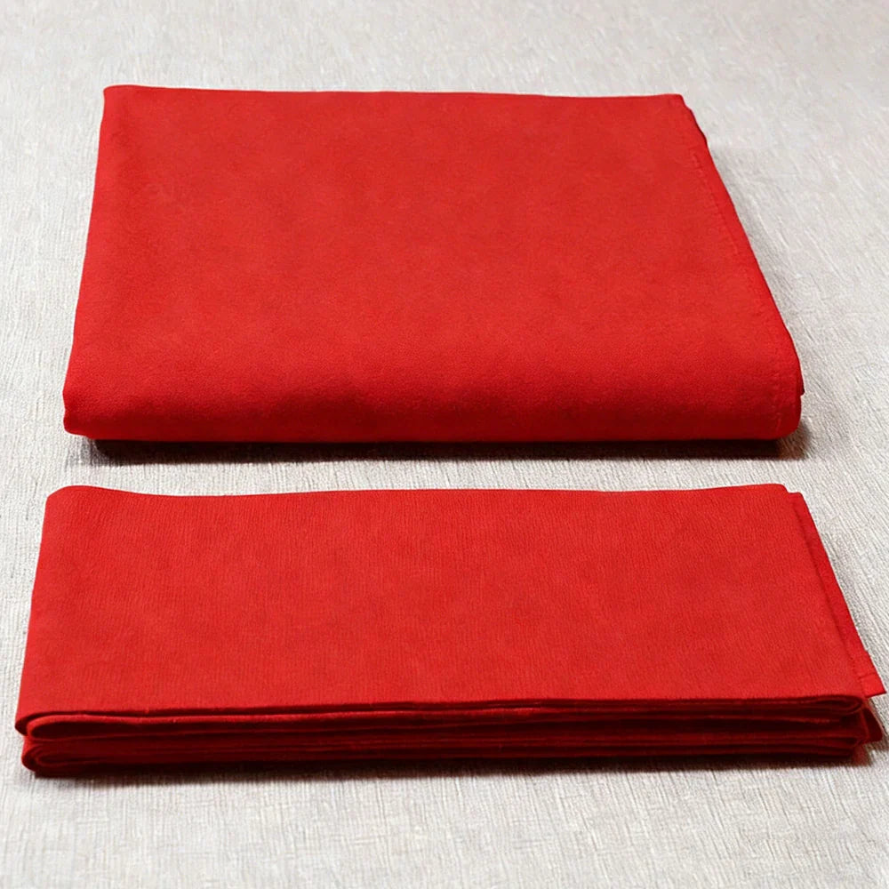ARIX 7/8/9FT Billiard Table Cloth - High-Density Wool Blend for Smooth & Accurate Play, Anti-Pilling Durable Fabric - Flame Red