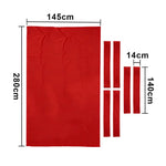 ARIX 7/8/9FT Billiard Table Cloth - High-Density Wool Blend for Smooth & Accurate Play, Anti-Pilling Durable Fabric - Flame Red