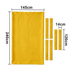 ARIX 7/8/9FT Billiard Table Cloth - High-Density Wool Blend for Smooth & Accurate Play, Anti-Pilling Durable Fabric - Honey Yellow