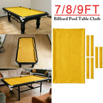 ARIX 7/8/9FT Billiard Table Cloth - High-Density Wool Blend for Smooth & Accurate Play, Anti-Pilling Durable Fabric - Honey Yellow