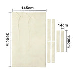 ARIX 7/8/9FT Billiard Table Cloth - High-Density Wool Blend for Smooth & Accurate Play, Anti-Pilling Durable Fabric - Ivory White