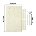 ARIX 7/8/9FT Billiard Table Cloth - High-Density Wool Blend for Smooth & Accurate Play, Anti-Pilling Durable Fabric - Ivory White