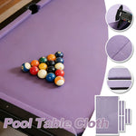ARIX 7/8/9FT Billiard Table Cloth - High-Density Wool Blend for Smooth & Accurate Play, Anti-Pilling Durable Fabric - Light Lilac
