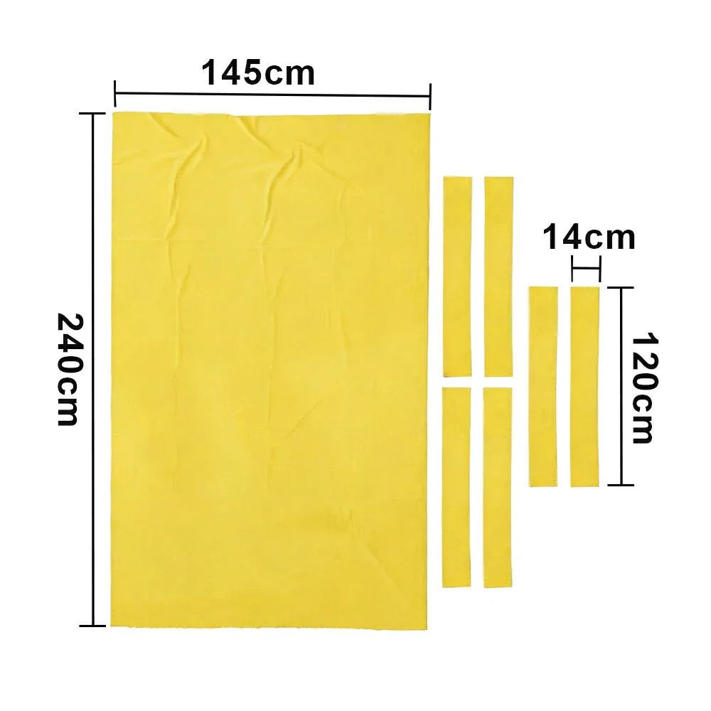 ARIX 7/8/9FT Billiard Table Cloth - High-Density Wool Blend for Smooth & Accurate Play, Anti-Pilling Durable Fabric - Lemon Yellow