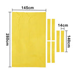ARIX 7/8/9FT Billiard Table Cloth - High-Density Wool Blend for Smooth & Accurate Play, Anti-Pilling Durable Fabric - Lemon Yellow