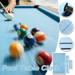 ARIX 7/8/9FT Billiard Table Cloth - High-Density Wool Blend for Smooth & Accurate Play, Anti-Pilling Durable Fabric - Light Blue