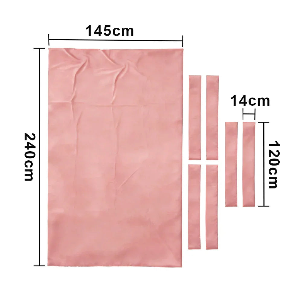 ARIX 7/8/9FT Billiard Table Cloth - High-Density Wool Blend for Smooth & Accurate Play, Anti-Pilling Durable Fabric - Light Pink