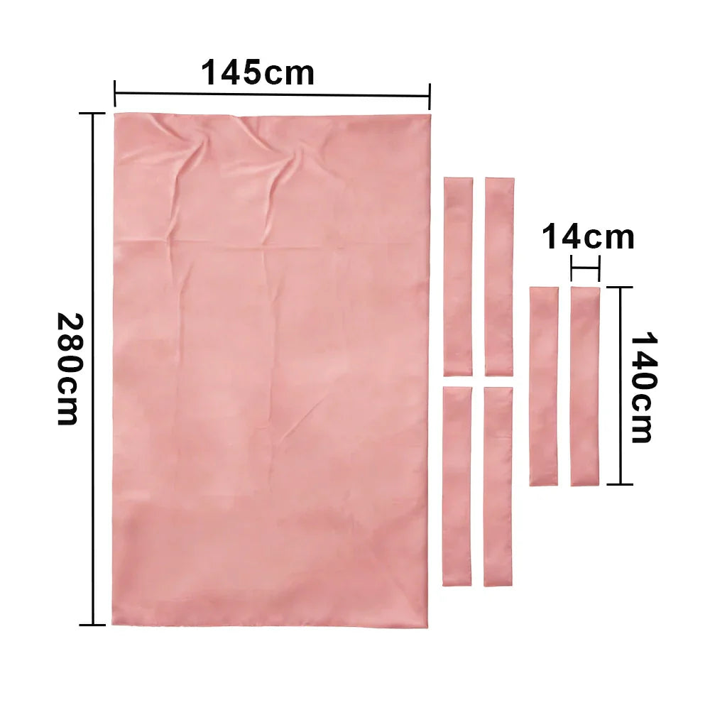 ARIX 7/8/9FT Billiard Table Cloth - High-Density Wool Blend for Smooth & Accurate Play, Anti-Pilling Durable Fabric - Light Pink