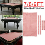 ARIX 7/8/9FT Billiard Table Cloth - High-Density Wool Blend for Smooth & Accurate Play, Anti-Pilling Durable Fabric - Light Pink