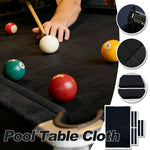 ARIX 7/8/9FT Billiard Table Cloth - High-Density Wool Blend for Smooth & Accurate Play, Anti-Pilling Durable Fabric - Matte Black
