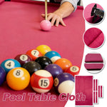 ARIX 7/8/9FT Billiard Table Cloth - High-Density Wool Blend for Smooth & Accurate Play, Anti-Pilling Durable Fabric - Light Pink