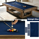 ARIX 7/8/9FT Billiard Table Cloth - High-Density Wool Blend for Smooth & Accurate Play, Anti-Pilling Durable Fabric - Midnight Blue