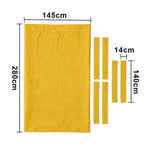 ARIX 7/8/9FT Billiard Table Cloth - High-Density Wool Blend for Smooth & Accurate Play, Anti-Pilling Durable Fabric - Mustard Gold