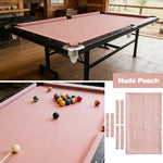 ARIX 7/8/9FT Billiard Table Cloth - High-Density Wool Blend for Smooth & Accurate Play, Anti-Pilling Durable Fabric - Nude Peach