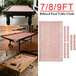 ARIX 7/8/9FT Billiard Table Cloth - High-Density Wool Blend for Smooth & Accurate Play, Anti-Pilling Durable Fabric - Nude Peach