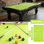ARIX 7/8/9FT Billiard Table Cloth - High-Density Wool Blend for Smooth & Accurate Play, Anti-Pilling Durable Fabric - Neon Green