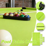 ARIX 7/8/9FT Billiard Table Cloth - High-Density Wool Blend for Smooth & Accurate Play, Anti-Pilling Durable Fabric - Neon Green