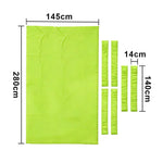 ARIX 7/8/9FT Billiard Table Cloth - High-Density Wool Blend for Smooth & Accurate Play, Anti-Pilling Durable Fabric - Neon Green