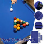 ARIX 7/8/9FT Billiard Table Cloth - High-Density Wool Blend for Smooth & Accurate Play, Anti-Pilling Durable Fabric - Navy Blue