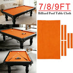 ARIX 7/8/9FT Billiard Table Cloth - High-Density Wool Blend for Smooth & Accurate Play, Anti-Pilling Durable Fabric - Pumpkin Orange