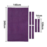 ARIX 7/8/9FT Billiard Table Cloth - High-Density Wool Blend for Smooth & Accurate Play, Anti-Pilling Durable Fabric - Purple