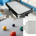 ARIX 7/8/9FT Billiard Table Cloth - High-Density Wool Blend for Smooth & Accurate Play, Anti-Pilling Durable Fabric - Pure White
