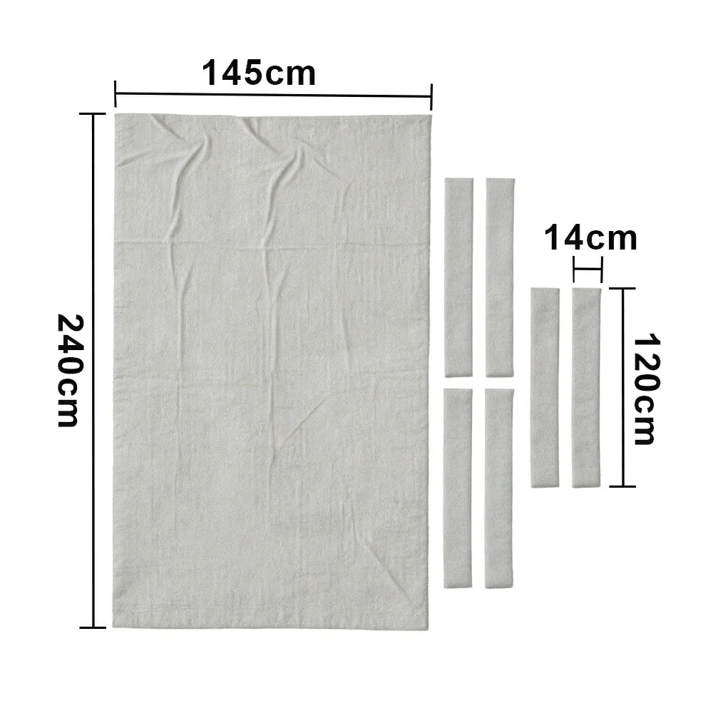 ARIX 7/8/9FT Billiard Table Cloth - High-Density Wool Blend for Smooth & Accurate Play, Anti-Pilling Durable Fabric - Pure White