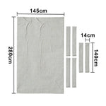 ARIX 7/8/9FT Billiard Table Cloth - High-Density Wool Blend for Smooth & Accurate Play, Anti-Pilling Durable Fabric - Pure White