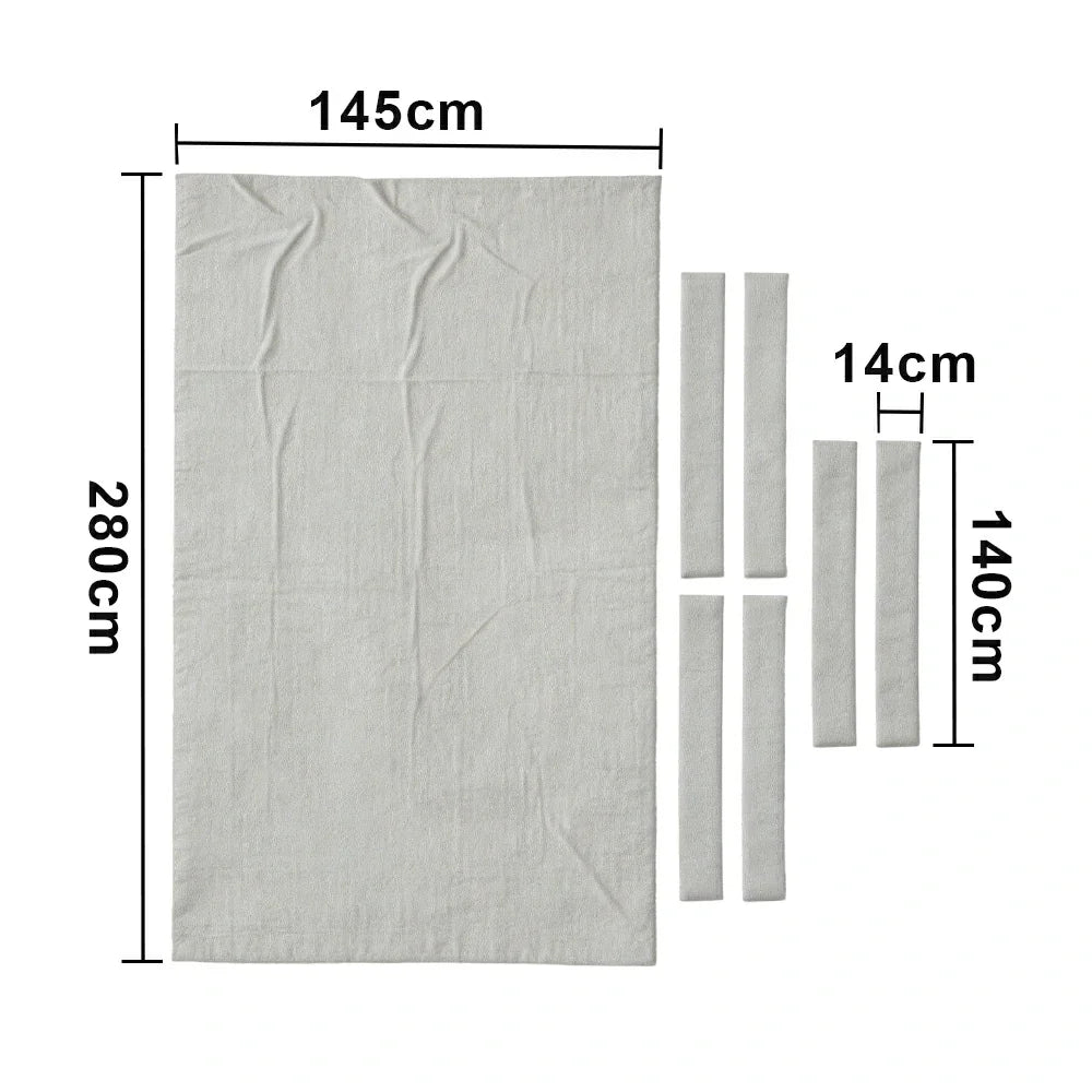 ARIX 7/8/9FT Billiard Table Cloth - High-Density Wool Blend for Smooth & Accurate Play, Anti-Pilling Durable Fabric - Pure White