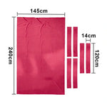 ARIX 7/8/9FT Billiard Table Cloth - High-Density Wool Blend for Smooth & Accurate Play, Anti-Pilling Durable Fabric - Rose Red