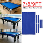 ARIX 7/8/9FT Billiard Table Cloth - High-Density Wool Blend for Smooth & Accurate Play, Anti-Pilling Durable Fabric - Deep Sapphire