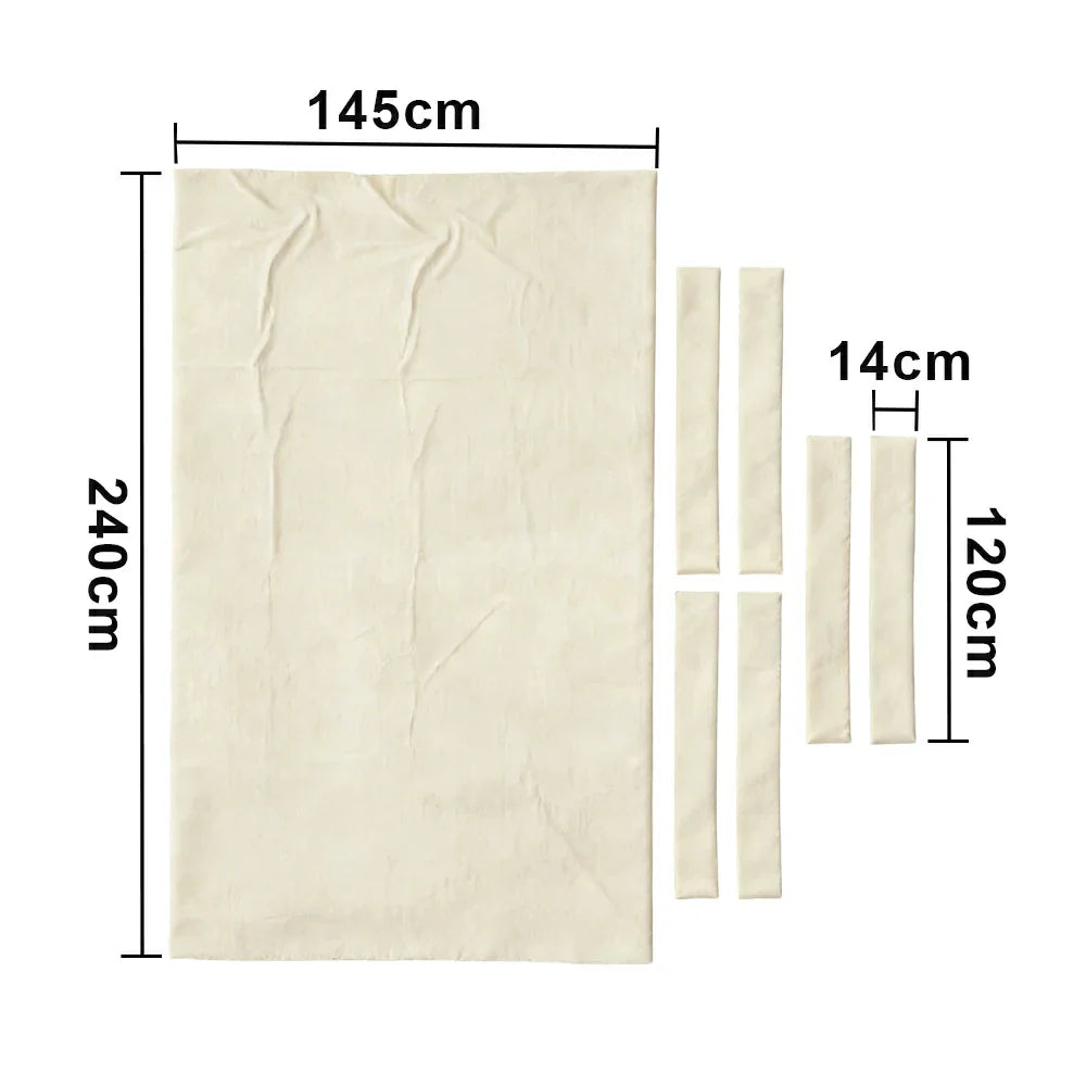ARIX 7/8/9FT Billiard Table Cloth - High-Density Wool Blend for Smooth & Accurate Play, Anti-Pilling Durable Fabric - Soft Ivory