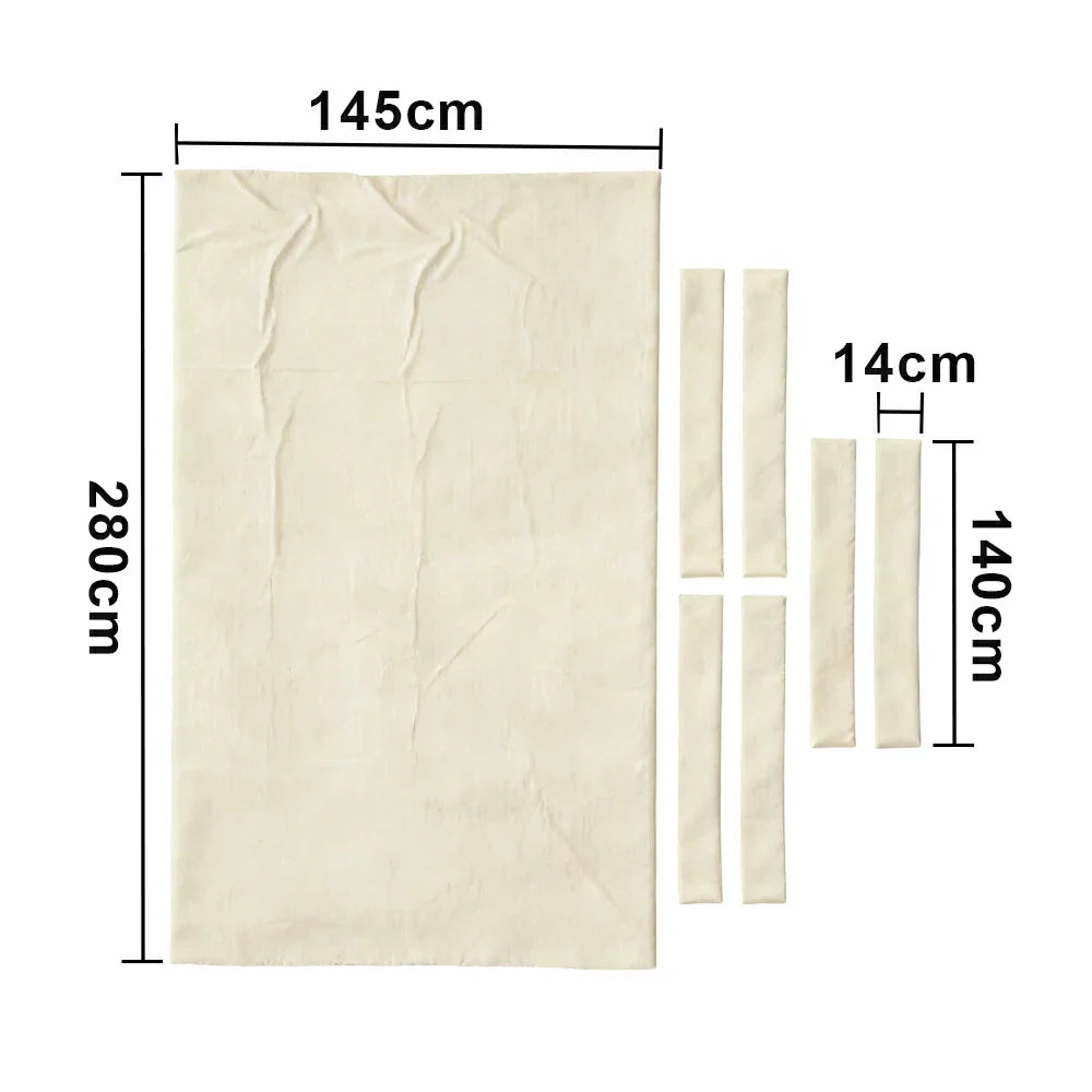 ARIX 7/8/9FT Billiard Table Cloth - High-Density Wool Blend for Smooth & Accurate Play, Anti-Pilling Durable Fabric - Soft Ivory